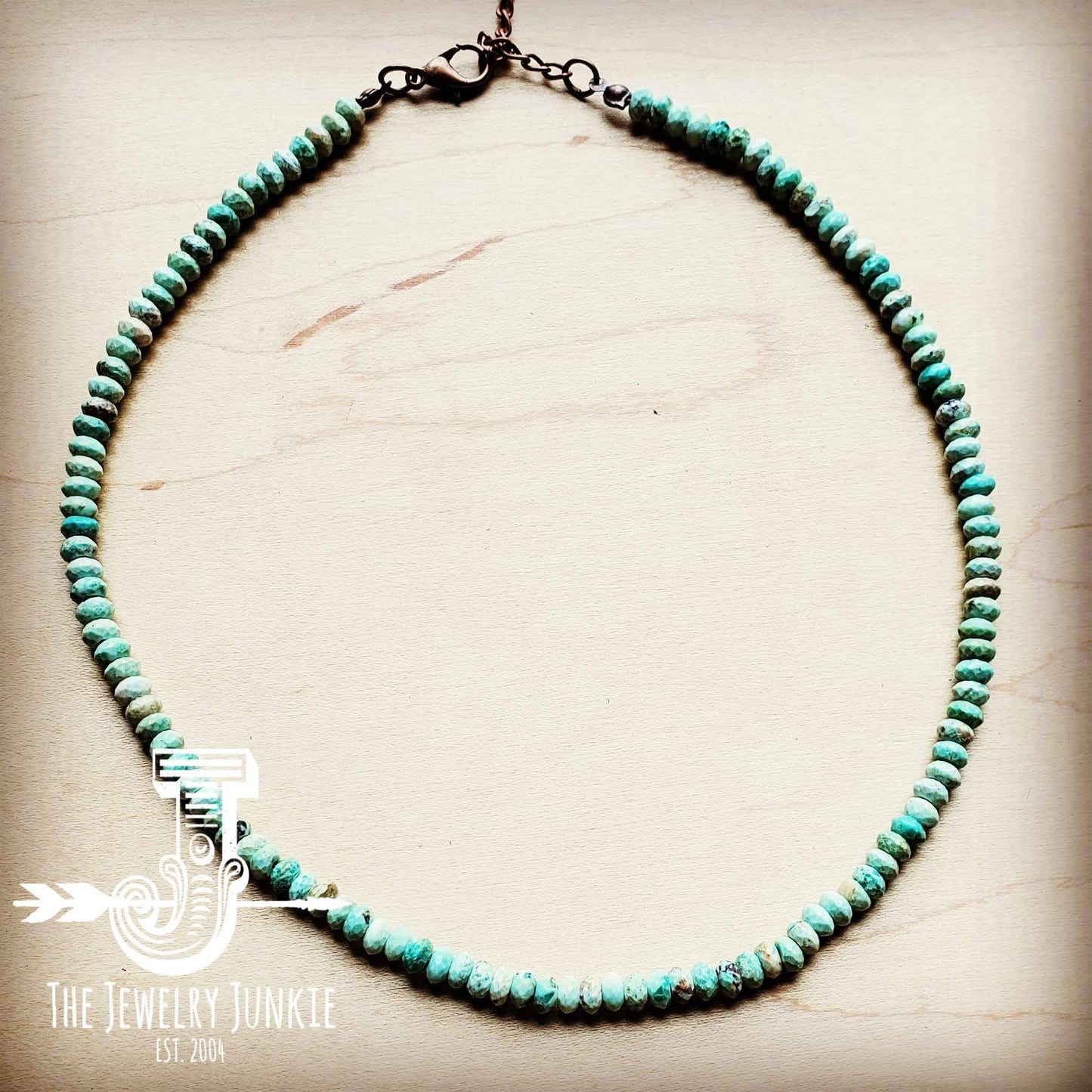 Amazonite Collar Length Beaded Necklace