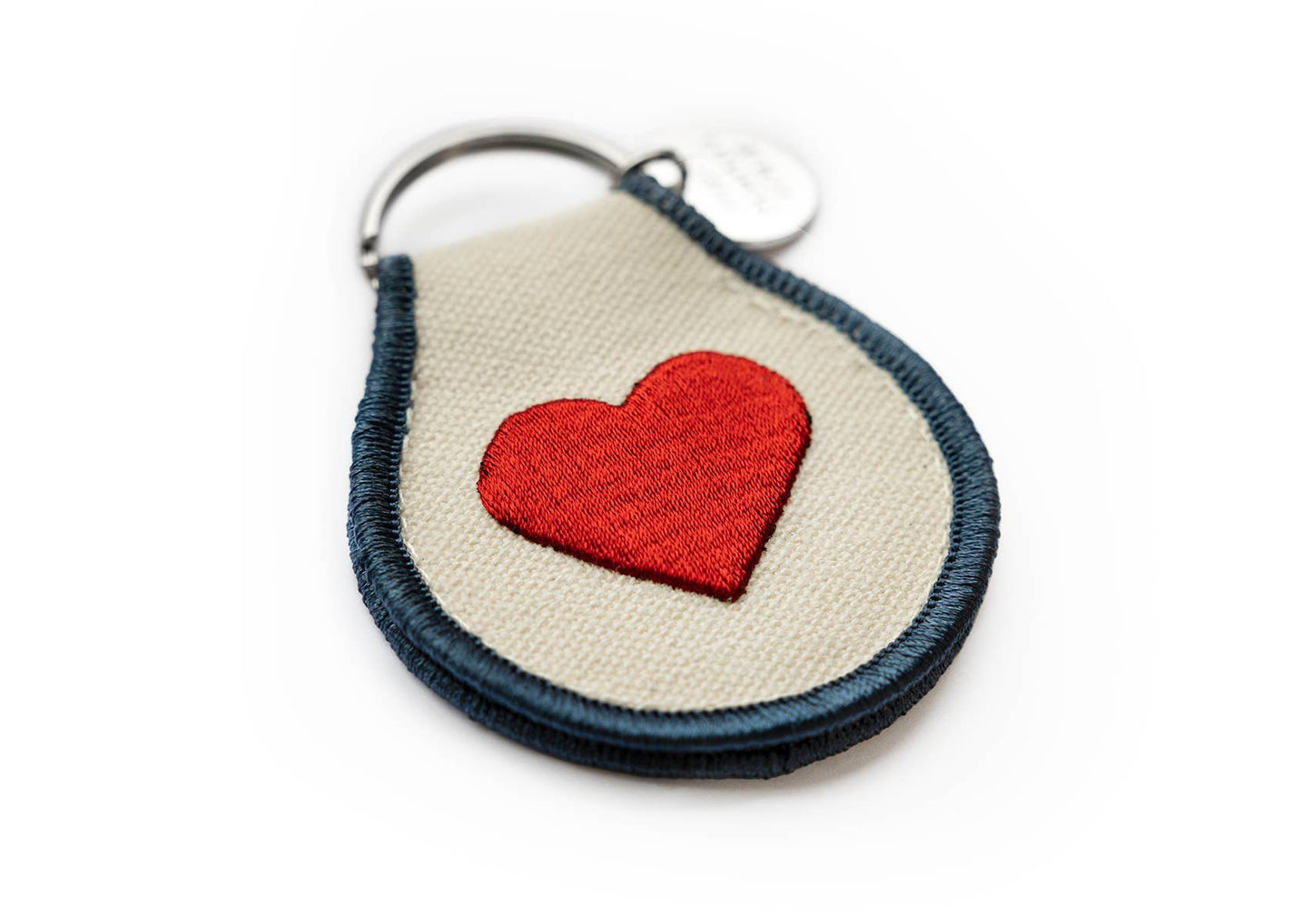 Classic Heart Patch Keychain