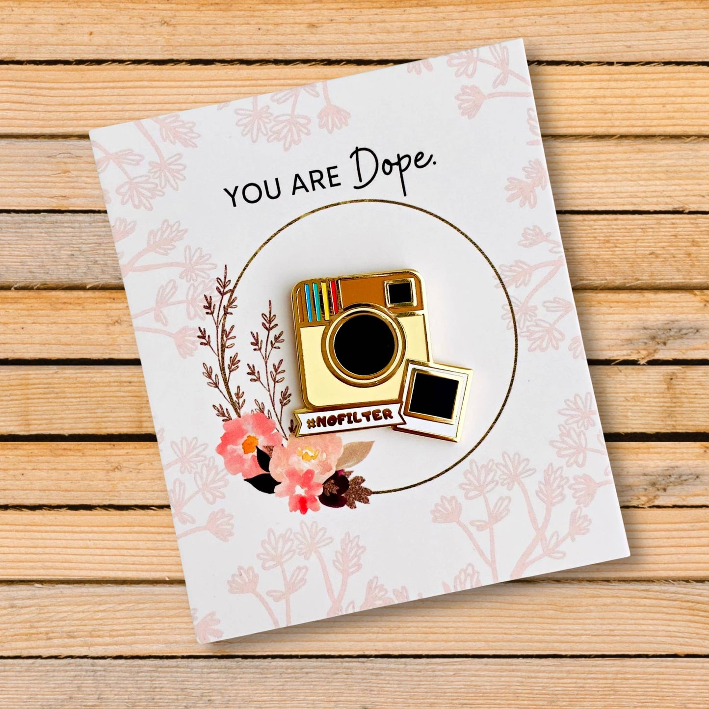 Instagram Enamel Pin