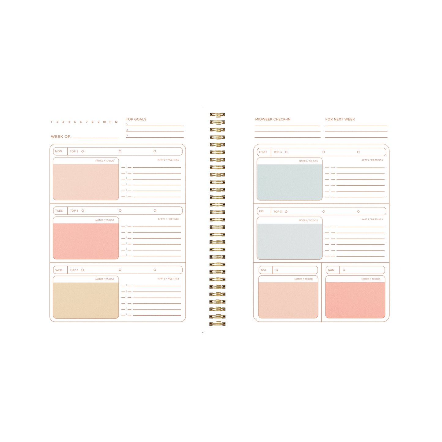 Perpetual Planner - Color Block