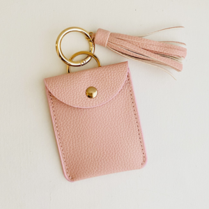 Mini Wallet Key Chain w/ Tassel