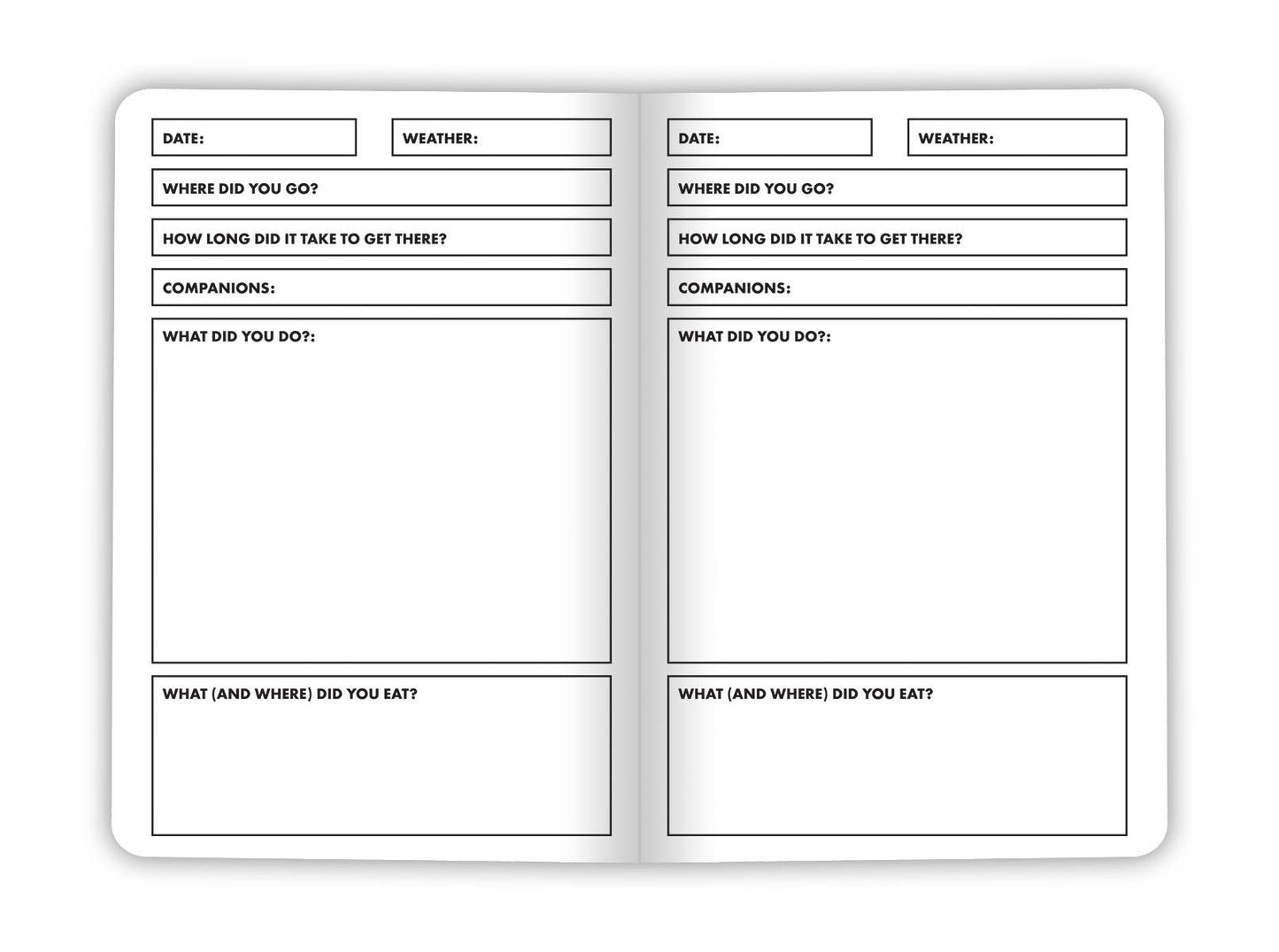 Daytrip Log Book