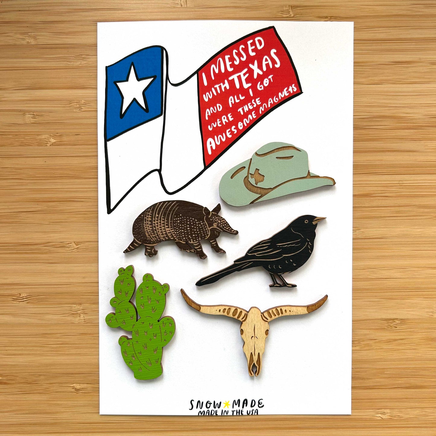 Texas Magnet Set