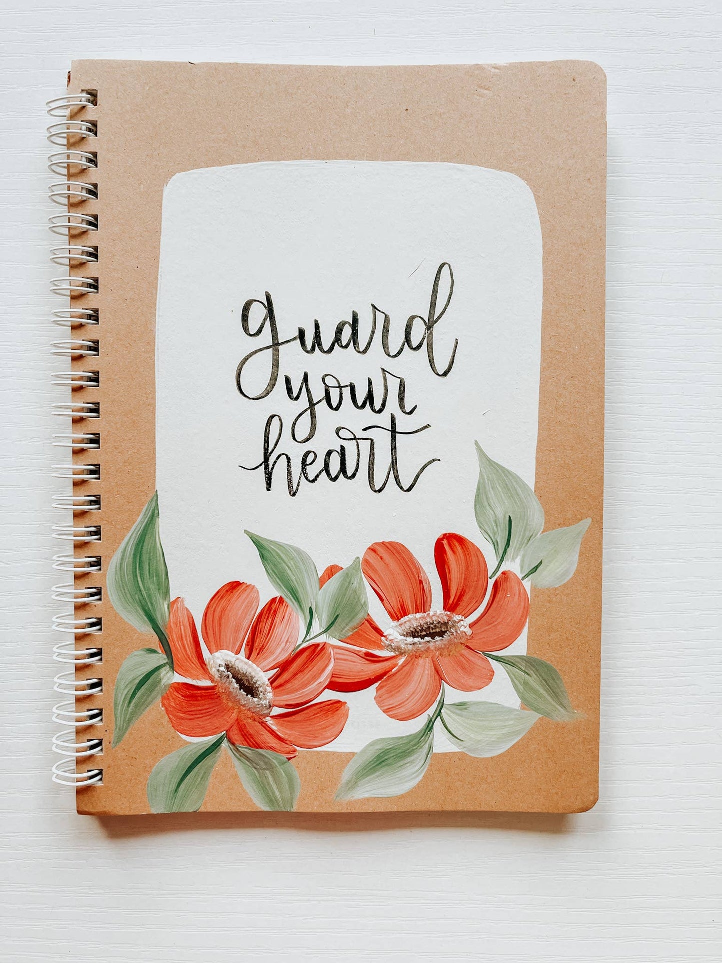 Hand-Painted Journal - Floral Style