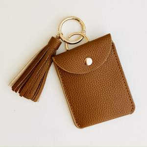 Mini Wallet Key Chain w/ Tassel