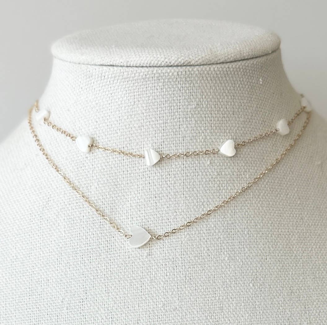 Sweetheart Pearl Necklace