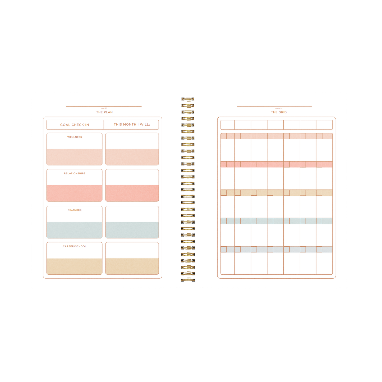 Perpetual Planner - Color Block