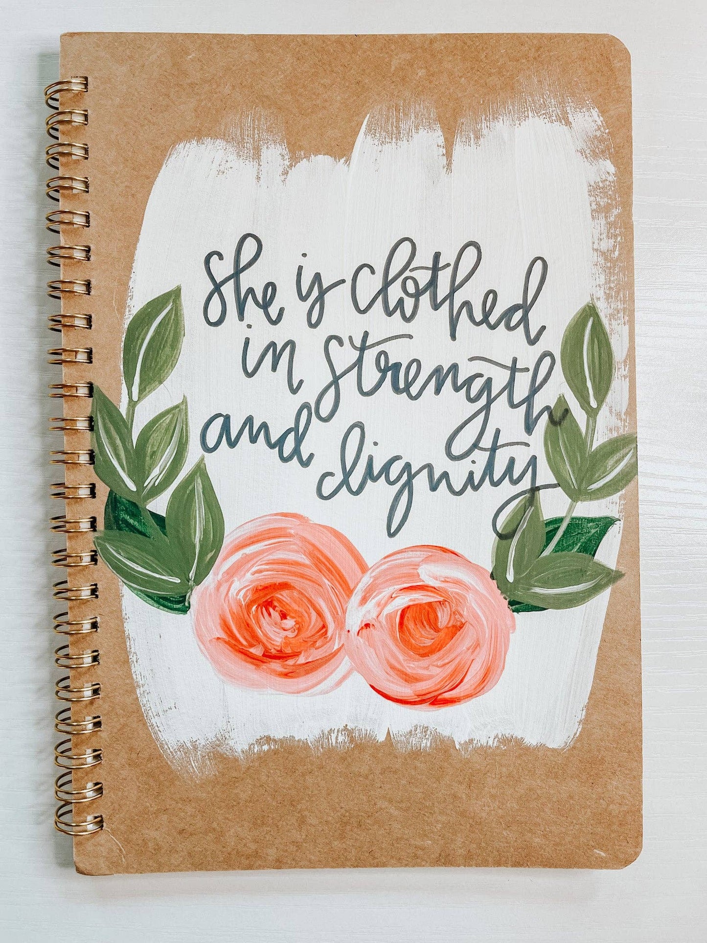 Hand-Painted Journal - Floral Style