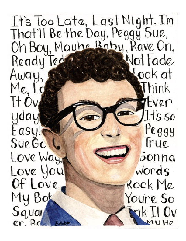 Buddy Holly 8x10 Print