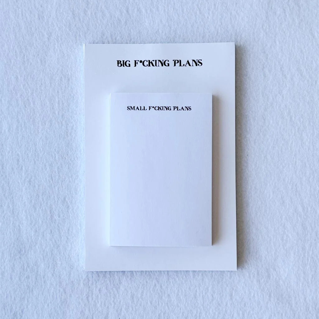 Big F*ing Plans Notepad