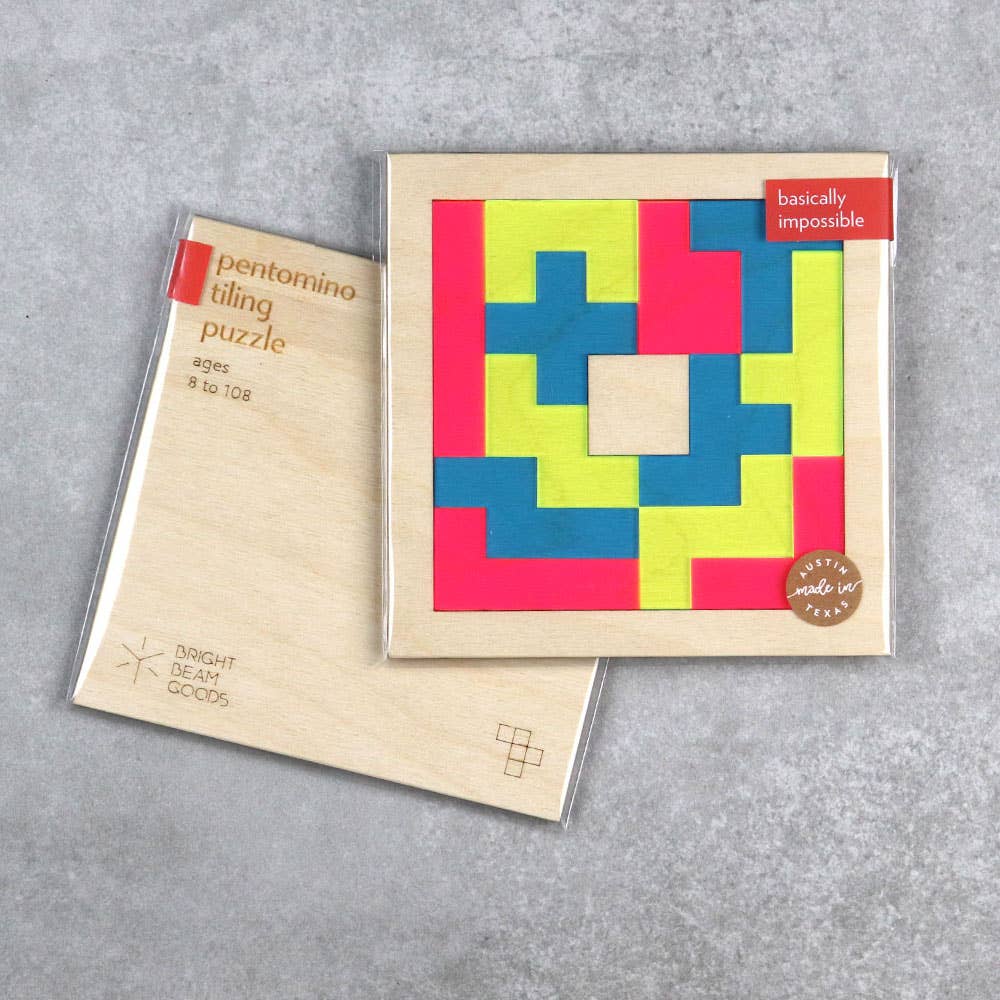 Rainbow Square Pentomino Puzzle