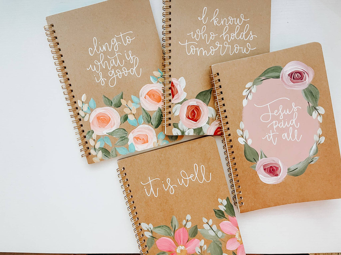 Hand-Painted Journal - Floral Style