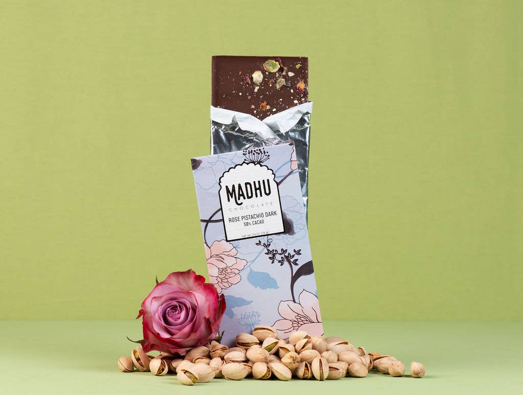 Rose Pistachio Chocolate Bar