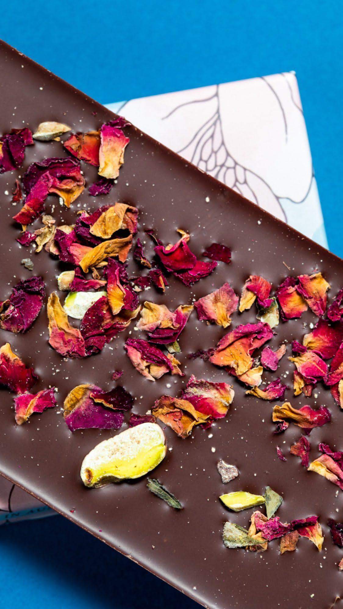 Rose Pistachio Chocolate Bar