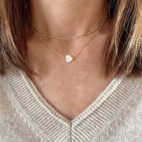 Sweetheart Pearl Necklace