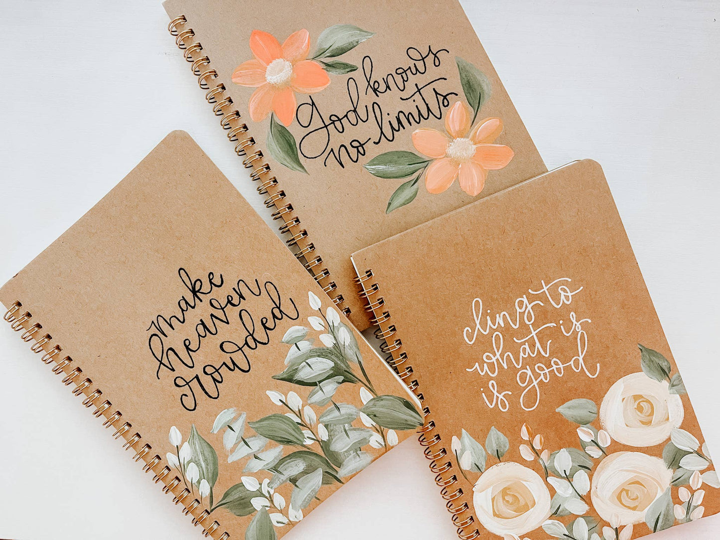 Hand-Painted Journal - Floral Style