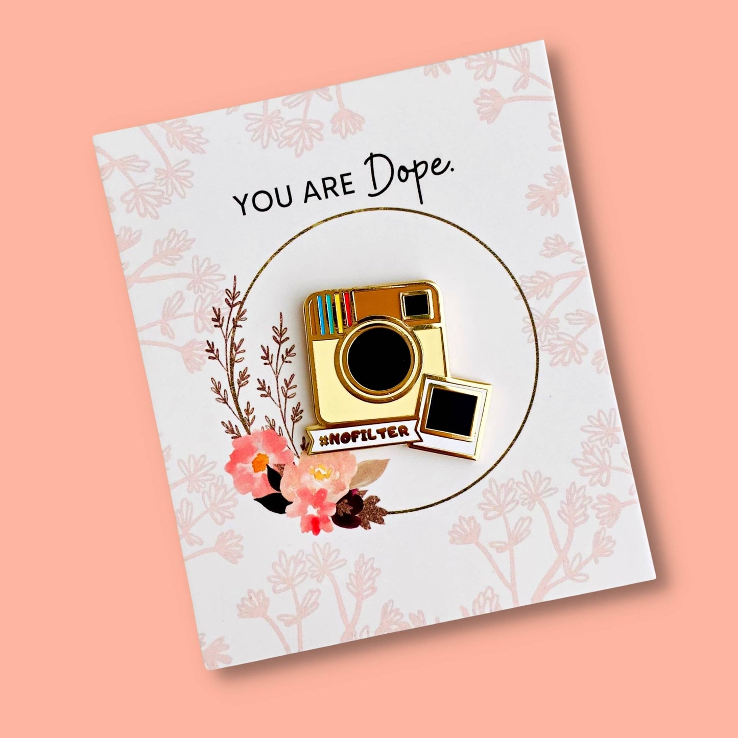 Instagram Enamel Pin