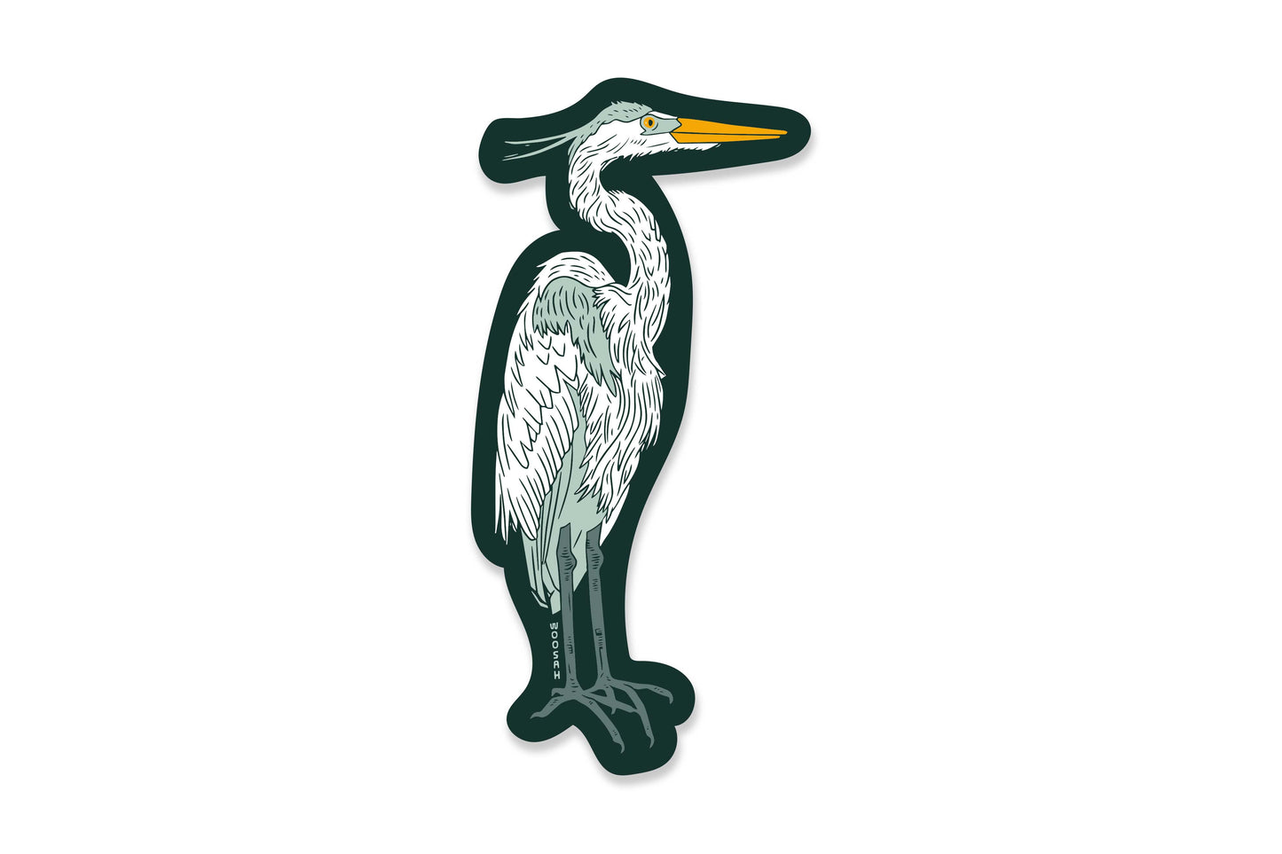 Heron Sticker