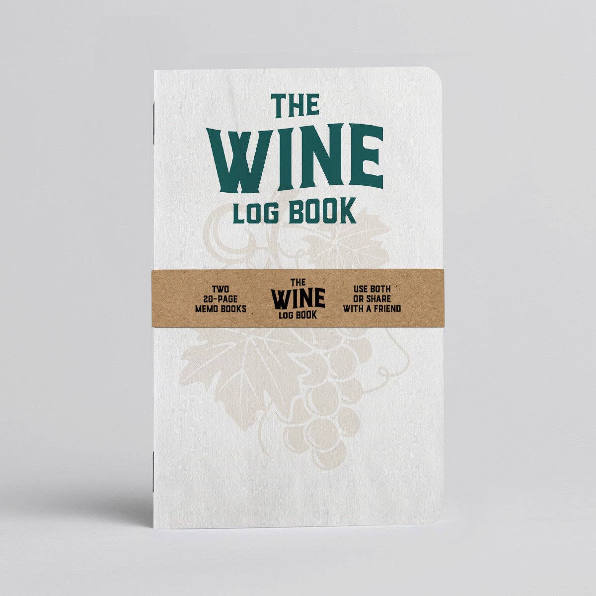 Wine Log Book - Set of two 20-page books