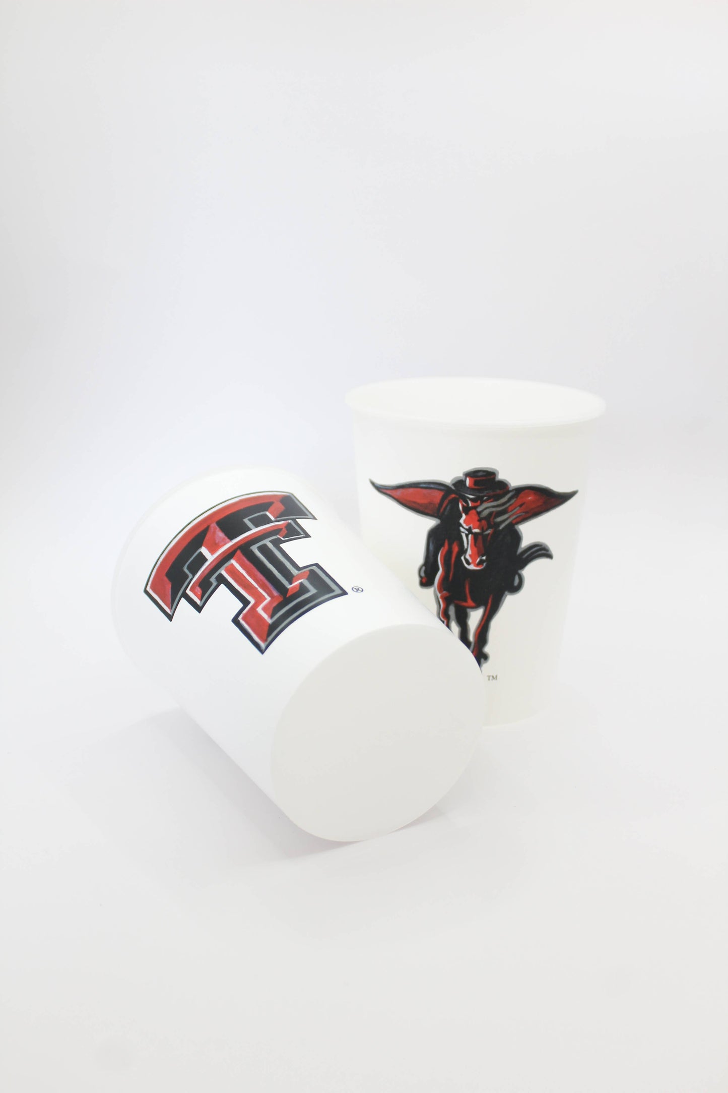 Texas Tech Logo Reusable Cup Set