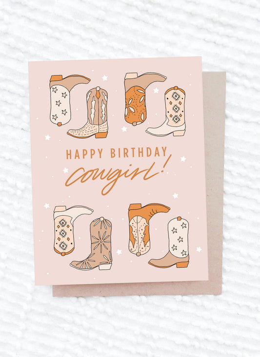 "Happy Birthday Cowgirl" Card