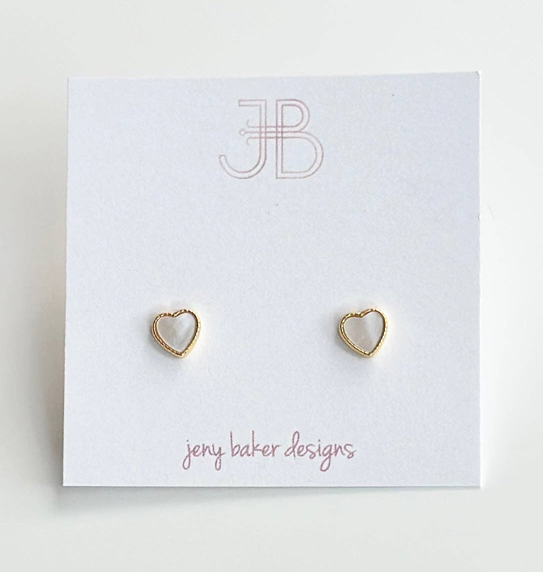 Parlia Heart Studs