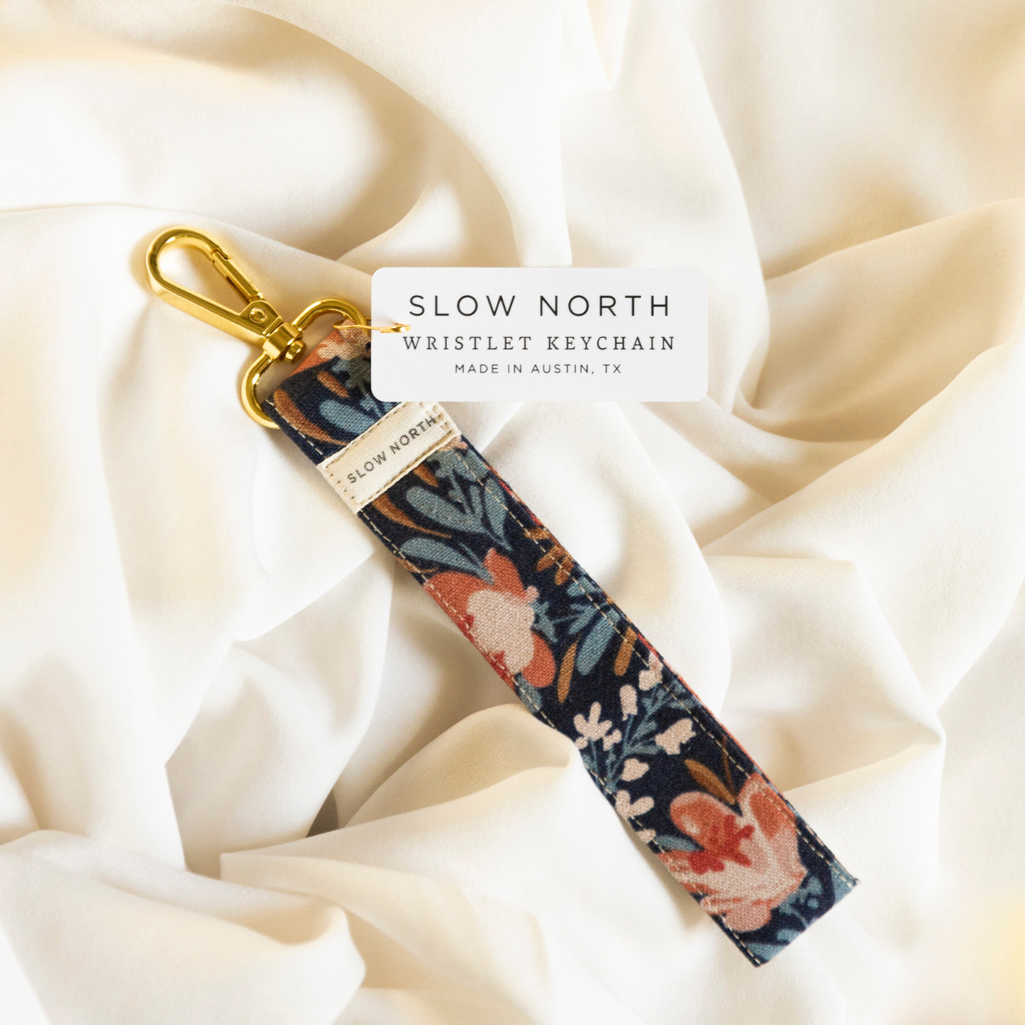 Pom Blossom Wristlet Keychain