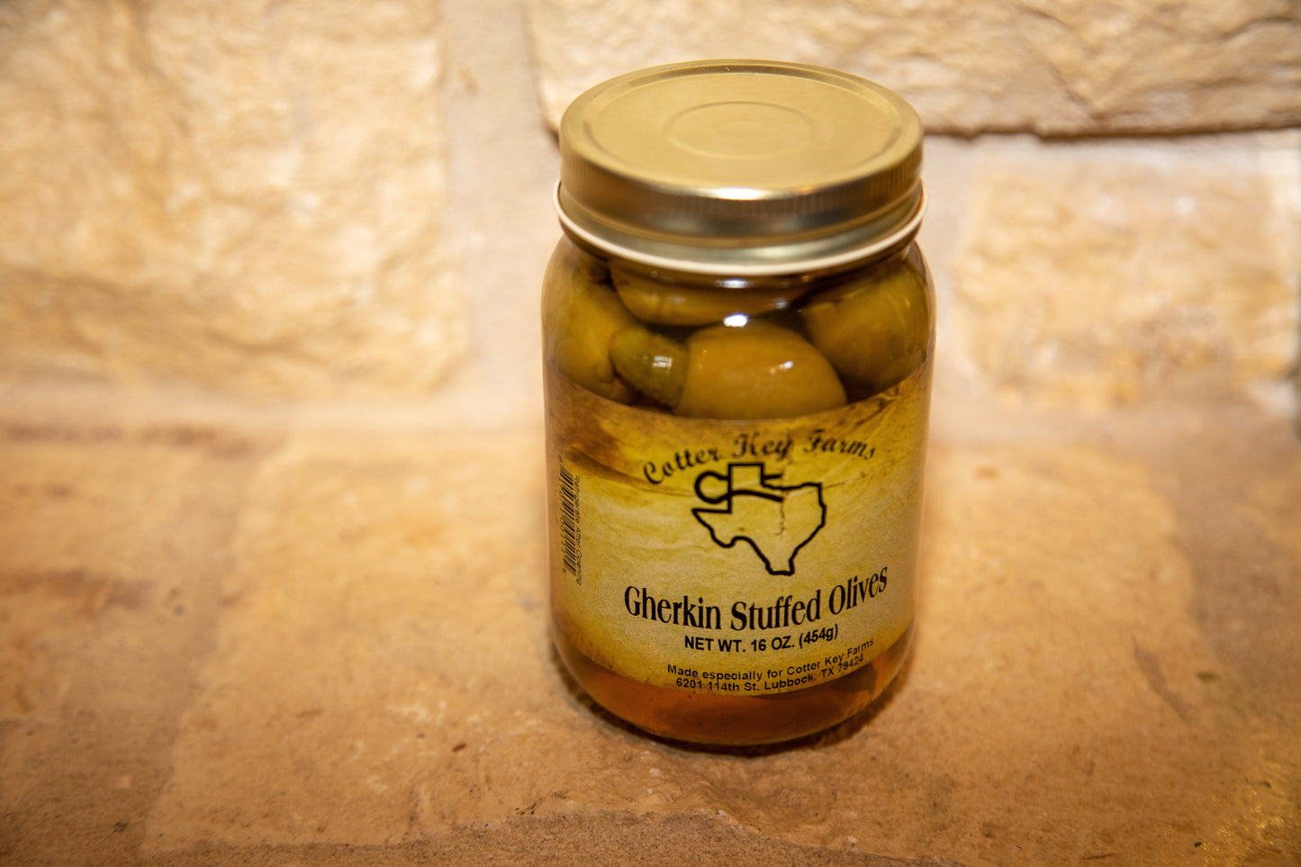 Gherkin Stuffed Olives