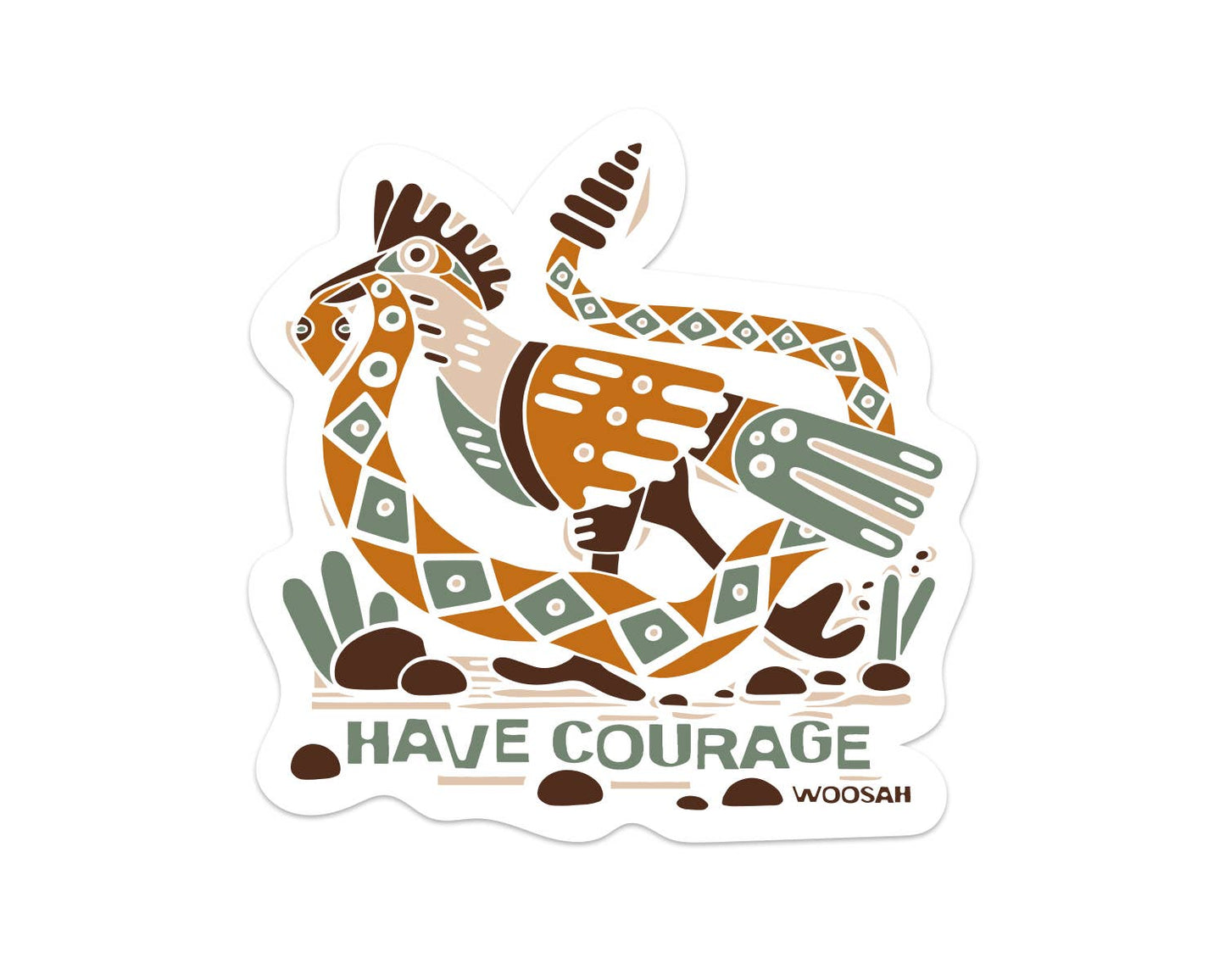 Courage Sticker