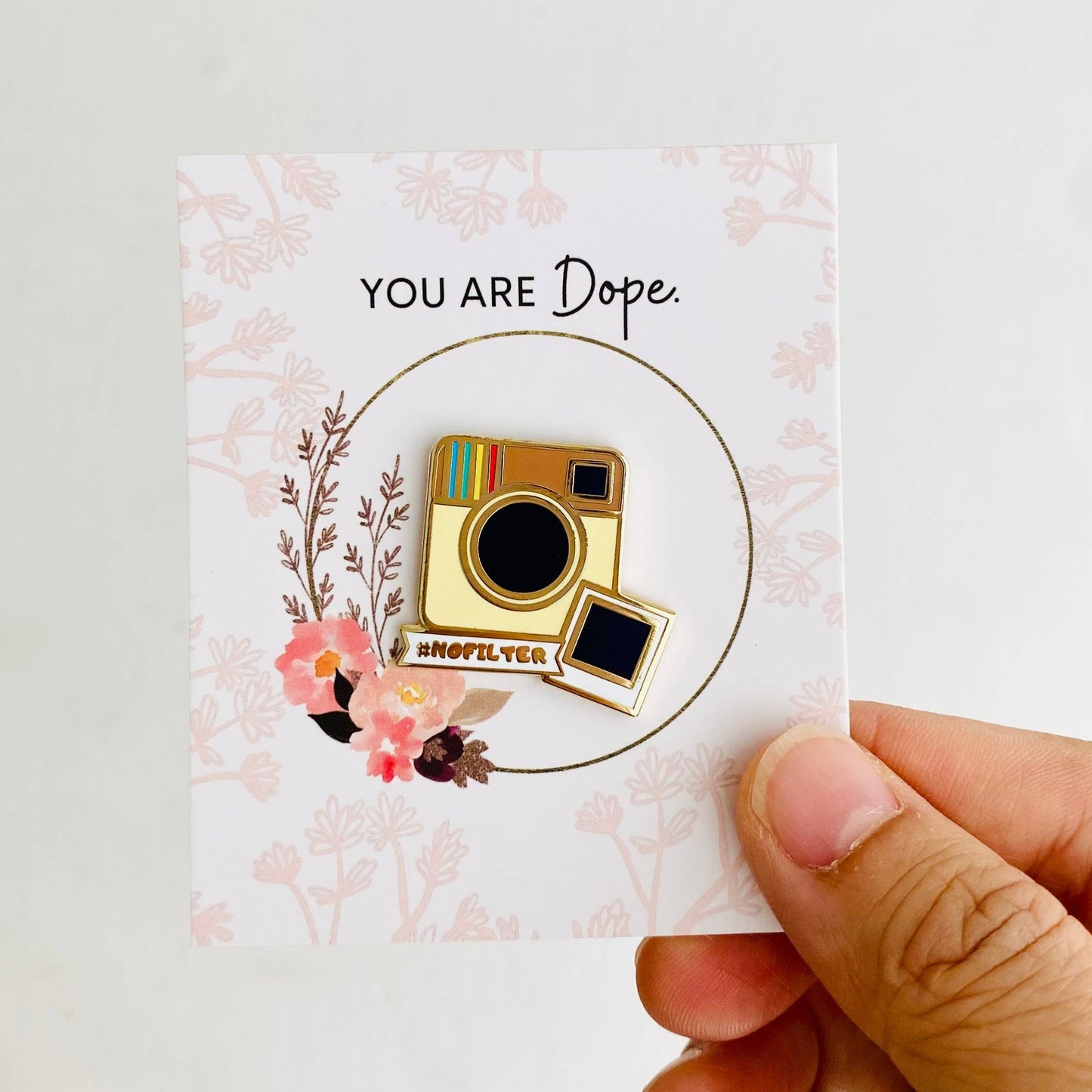 Instagram Enamel Pin